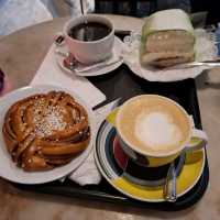 busy cafe with superb treats