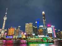 美麗的上海外灘夜景