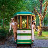 นอนบนโบกี้รถไฟจำลองสุด Luxury 🚂