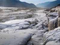 Hukou Waterfall Transformed: A Frozen Masterpiece