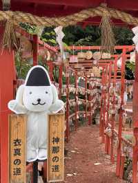 【金沢×石浦神社】コロンとして可愛い水玉模様のお守りや朱塗りの鳥居