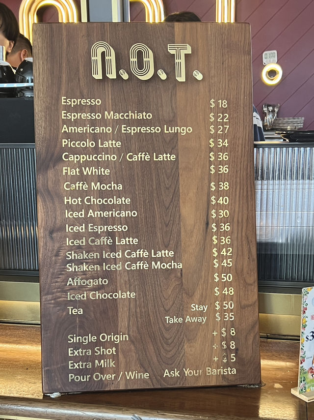 【香港】　🇭🇰☕️香港おすすめカフェ｜N.O.T. Specialty Coffee（銅鑼湾）