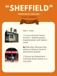 Sheffield for Art & Indie Vibes 🎨☕