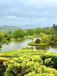 Rainy Spring Serenity at Shugakuin Imperial Villa