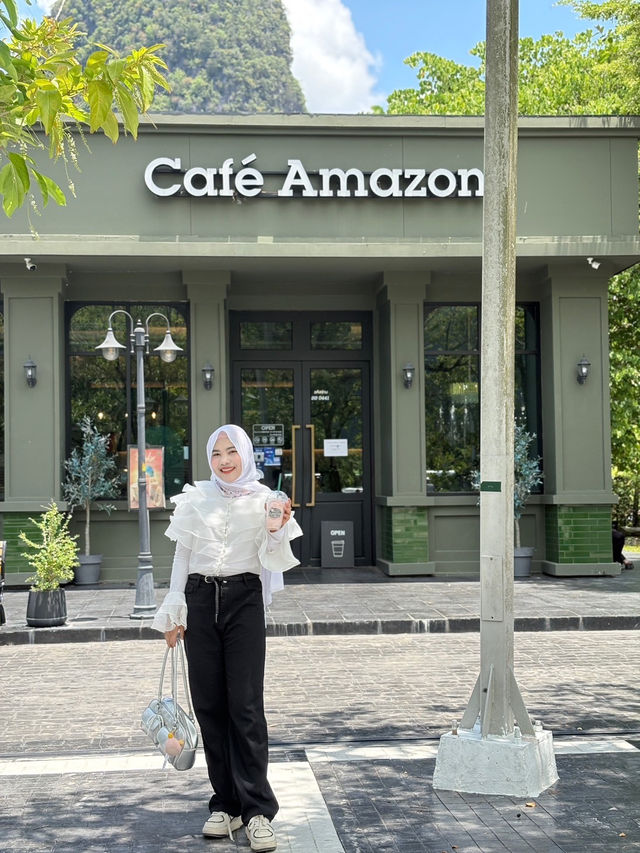 คาเฟ่ อเมซอน - ปั้มกัลปพฤกษ์ พังงา 🍵