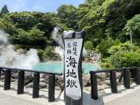 無料足湯🦶日本別府顏值擔當🦋夢幻海藍池溫泉遊🩵
