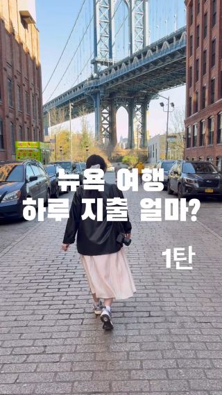 뉴욕 여행 하루 비용 얼마?
