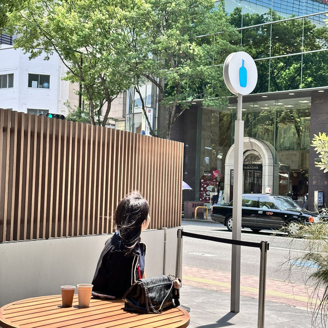 후쿠오카 텐진 블루보틀에서 여유를 즐겨보세요🇯🇵☕️