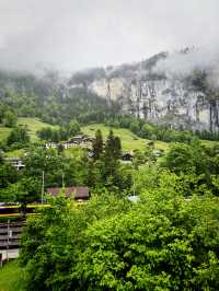 Misty Magic: A Rainy Day in Lauterbrunnen