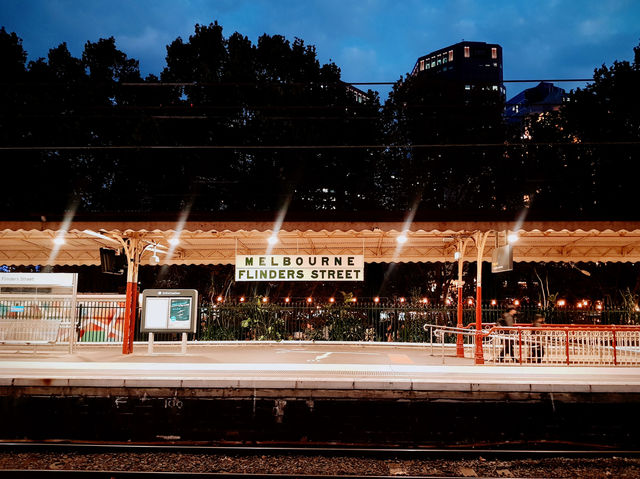 Flinders Station - a very scenic photo spot