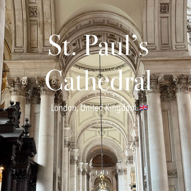 St. Paul's Cathedral, London: An Icon of Resilience and Grandeur! 🇬🇧✨