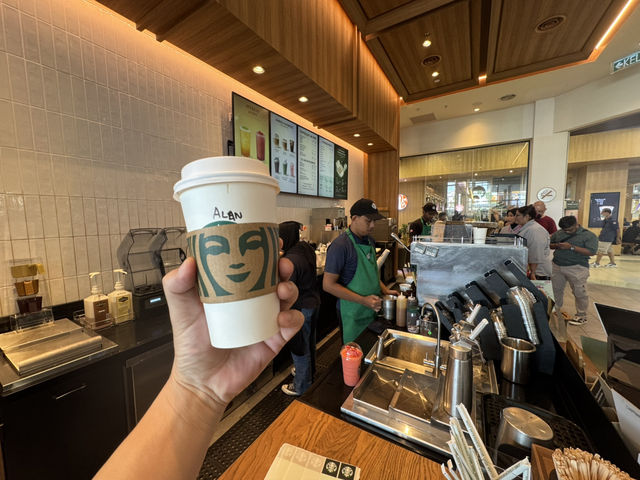 ☕ Quiet Afternoon Break at Starbucks – AEON Mall Bukit Indah