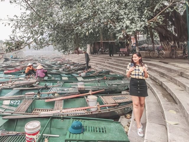 Braving the Boat Ride in Ninh Binh 🛶✨