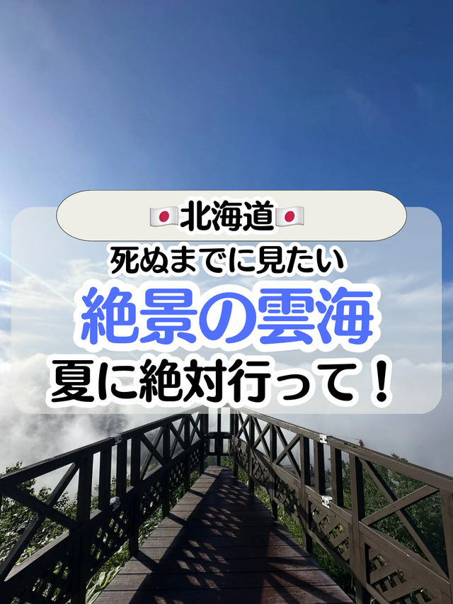 【北海道】絶景の雲海☁️死ぬまでに見たい絶景