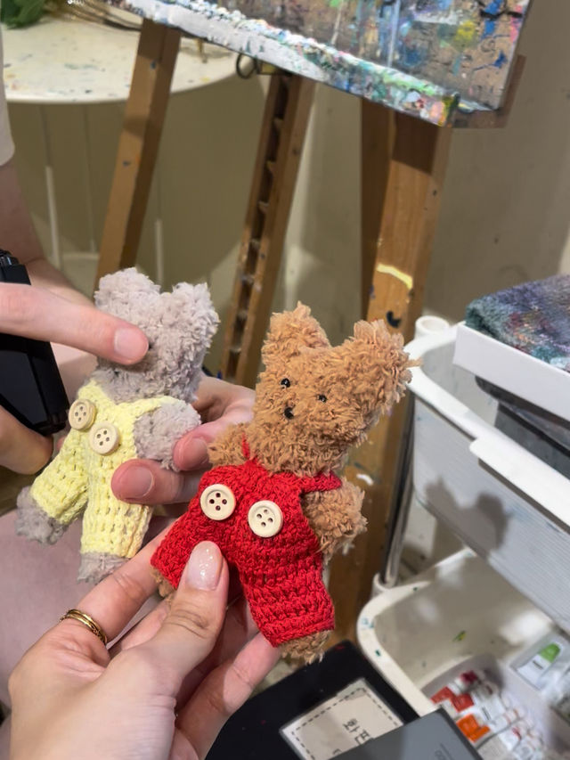 🇰🇷気軽にできる体験クラス！モール人形作りしてきた🧸💞
