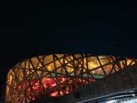✨ Night lights at Beijing's Olympic Park – A surreal glow you won't forget