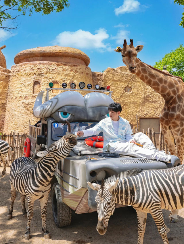 The craziest animal kingdom in China 🦁✨