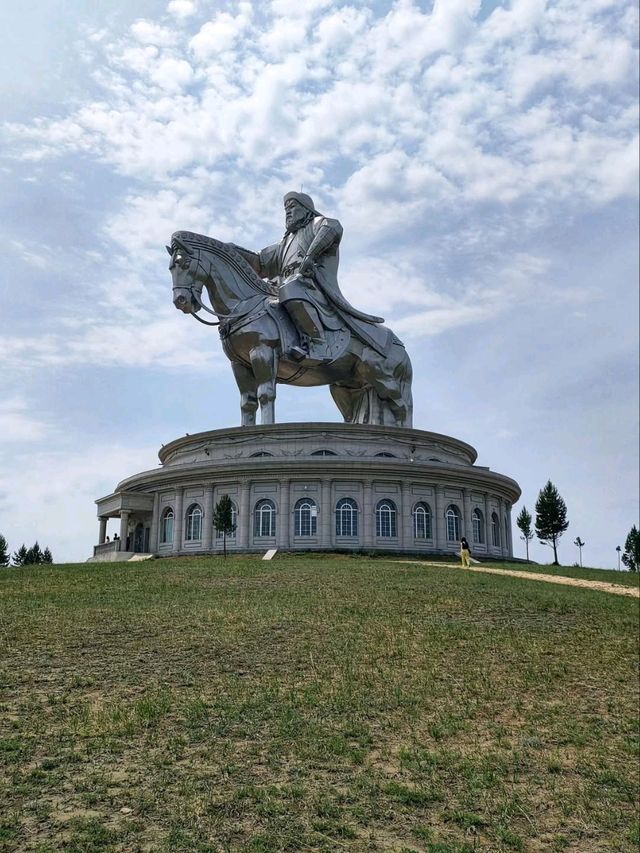 Standing in Awe at the Chinggis Khaan Statue Complex