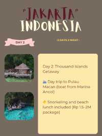 🇮🇩 Jakarta Itinerary 🙌