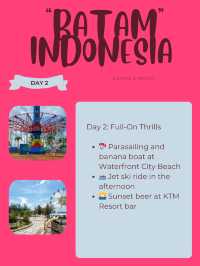 🇮🇩 Batam Itinerary: Extreme Sports & Thrill Seekers 🪂🚤
