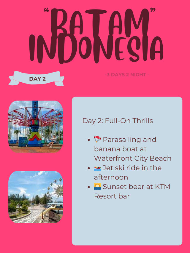 🇮🇩 Batam Itinerary: Extreme Sports & Thrill Seekers 🪂🚤