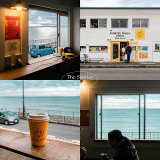 The Sunrise Shack คาเฟ่ไวบ์ดีริมอ่าวซากามิ