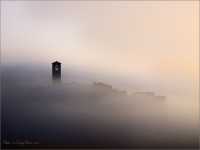 Рассвет над Civita di Bagnoregio: город, стоящий на краю