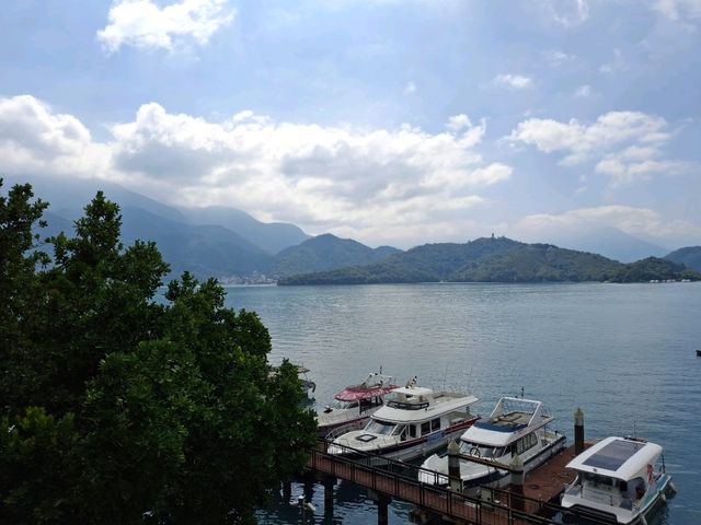 The Great Shuishe Pier in Sun Moon Lake area, Nantou County, Taiwan