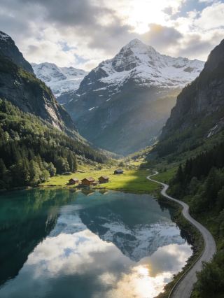 Fjord Hiking Paradise Like a Nordic Fairy Tale