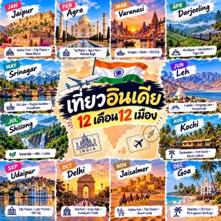 🇮🇳 Travel India: 12 months, 12 cities