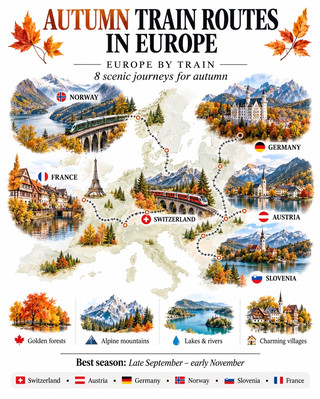 🍂 Europe by Train: The Ultimate Autumn Vibes Itinerary 🚆