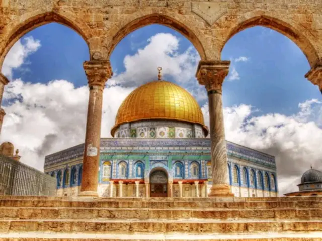 The great Dome of the Rock, Jerusalem