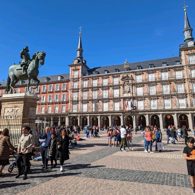 The center of Madrid, Plaza Mayor 