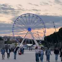 Soak in the sea with stunning views from the grand ferris wheel in Antibes 🇫🇷