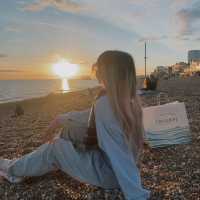 Golden Hour at Brighton Beach
