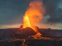Fiery Volcanoes in Iceland