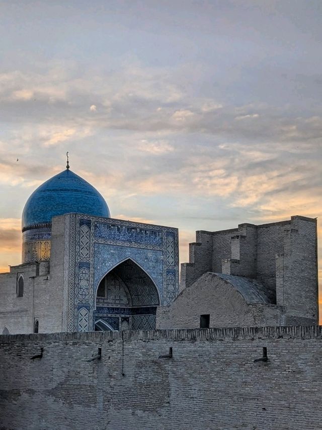 🕌 Echoes Beneath the Sky – Kalan Mosque, Bukhara, Uzbekistan