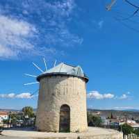🔥 "Where the Wind Meets Magic – Alaçatı Windmills 🌬️💫" 🔥