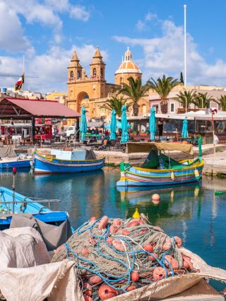 The Colorful Fishing Harbor: Marsaxlokk, Malta 🇲🇹⛵