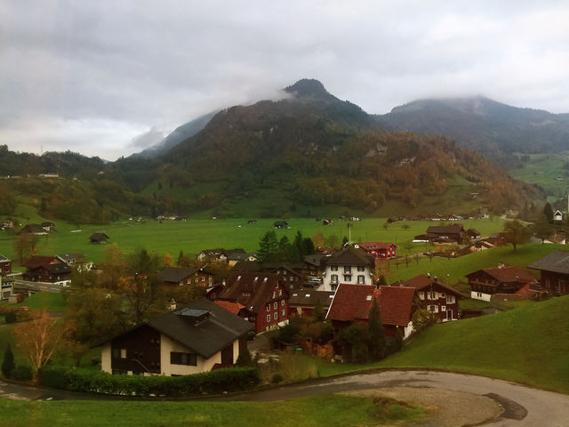 Golden Express, Maiden Peak, and Lauterbrunnen Village.