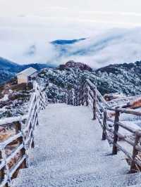 南方人自己的霧凇就在【石牛山】！|||