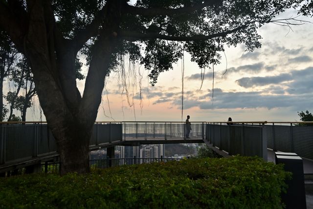 週末去鐵仔山公園，看絕美海上日落