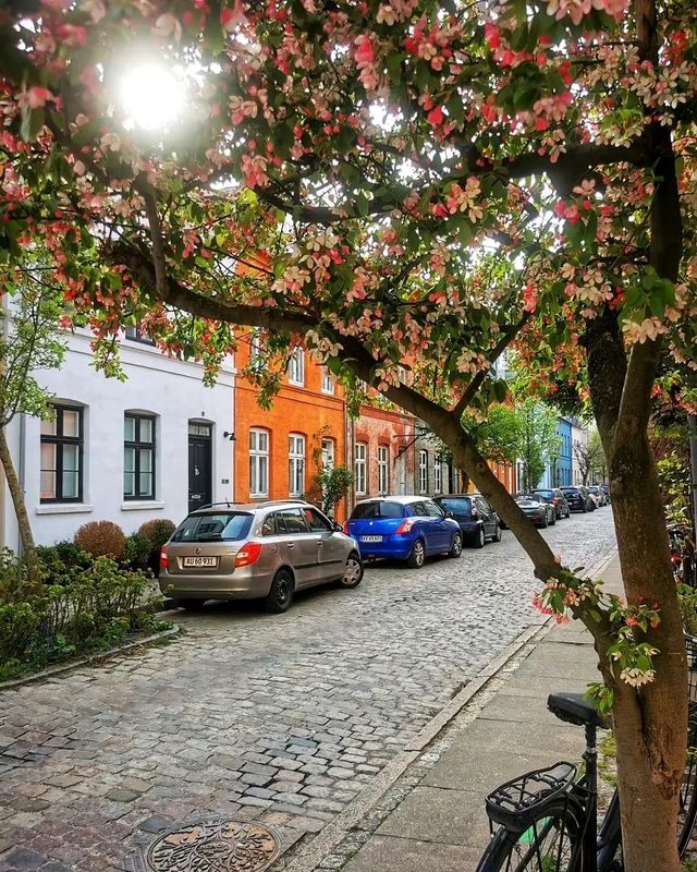 春日裡的丹麥哥本哈根