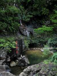 浙西大峽谷，小眾避暑勝地，夏日裡的一抹清涼
