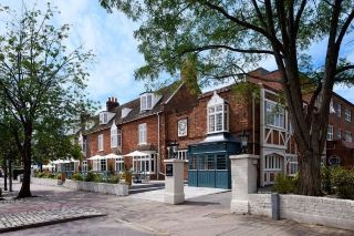 Urban Oasis: The Green Breath of Hotel Cromwell in Stevenage.