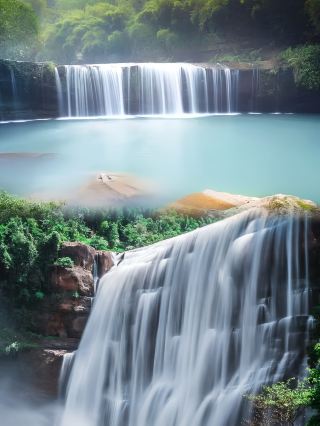 The largest waterfall tourist area that has taken social media by storm is worth a visit