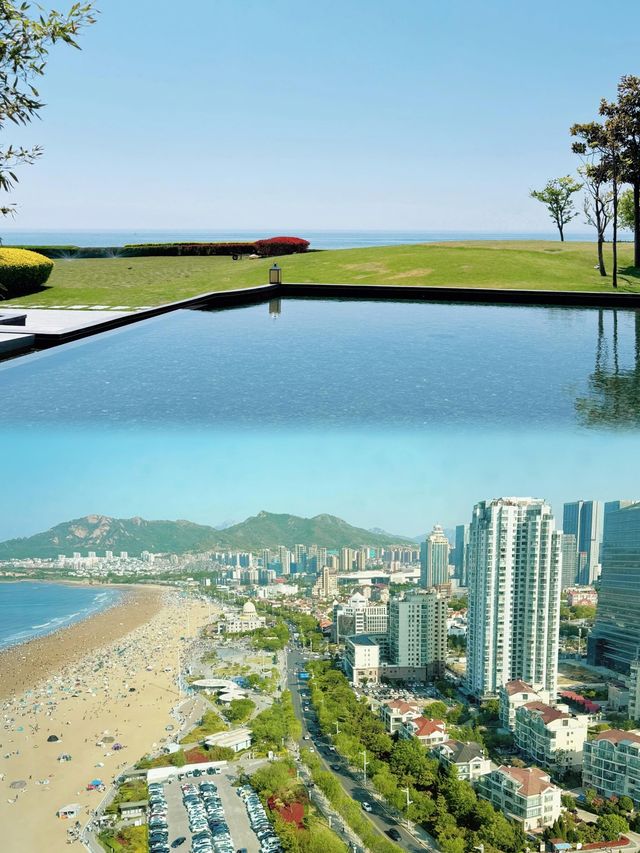 青島！一出門就是大海的酒店！好感度已經是 next level……