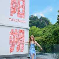 Yangshuo West Street! There is also such a beautiful landscape painting check-in point!