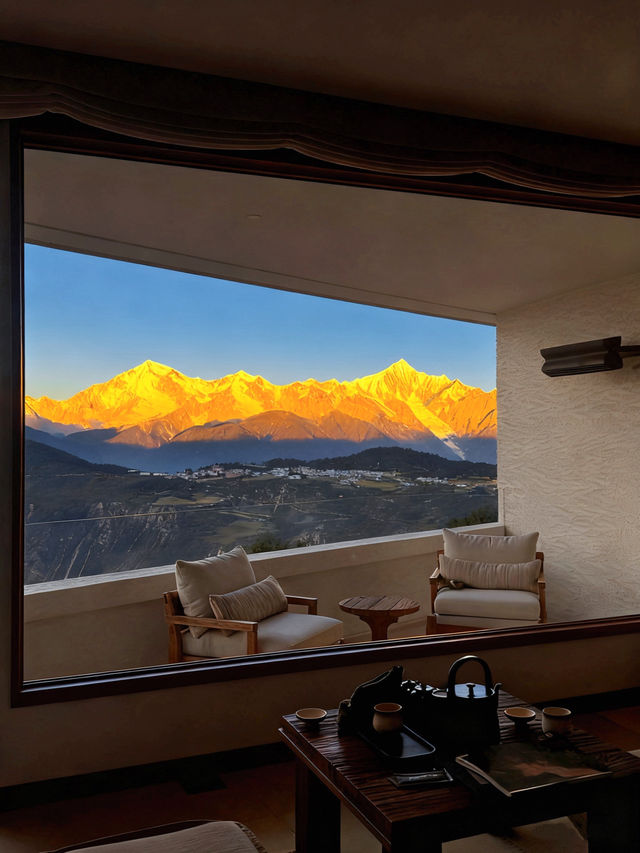 不是國外，這是梅里雪山的泊度酒店！！