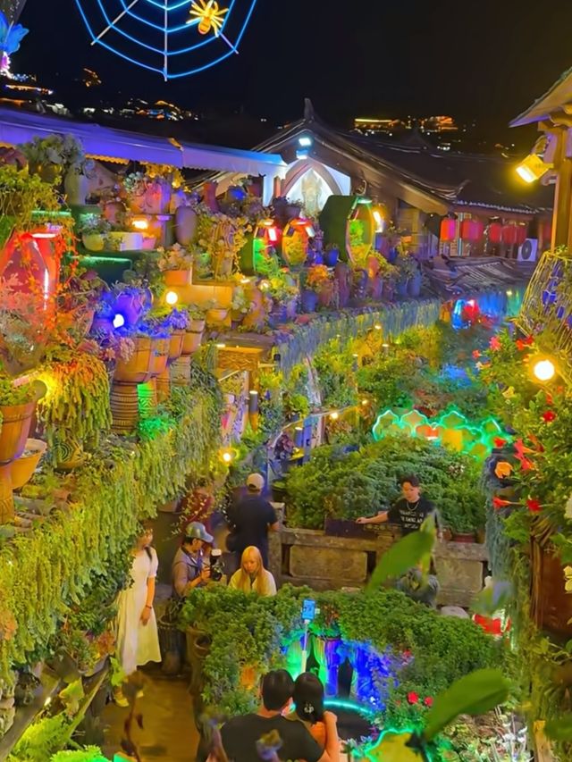 麗江古城的夜晚真美 麗江古城的夜晚真美